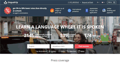 Desktop Screenshot of linguatrip.com